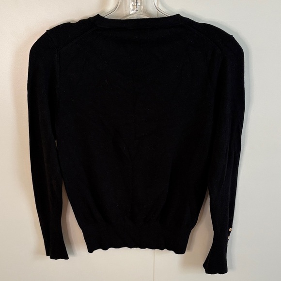 Zara Elegant Black V-Neck Sweater for Women - Picture 5 of 5